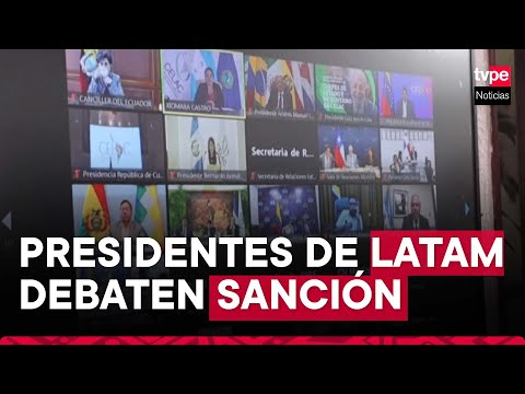 Presidentes latinoamericanos debaten sanciones a Ecuador por asalto a embajada de México