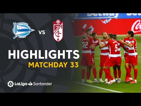 Highlights Deportivo Alavés vs Granada CF (0-2)