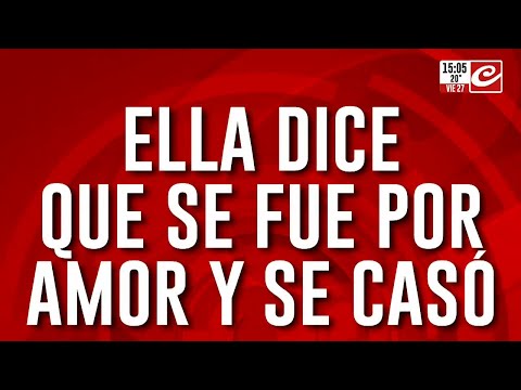 Gitana de 15 años aseguró que no fue secuestrada y que se casó por amor