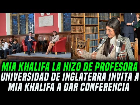 Mia Khalifa aparece de Profesora en Universidad Oxford