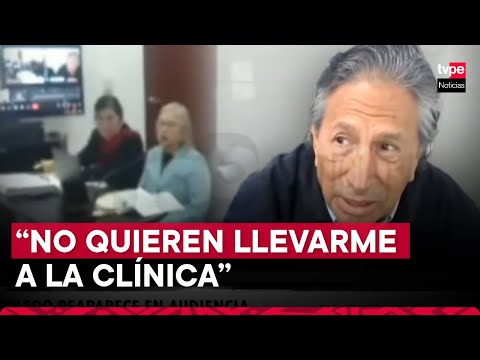 Alejandro Toledo reaparece e insiste en pedido para que lo lleven a una clínica