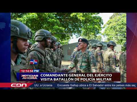 Comandante General del Ejército visita batallón de Policía Militar