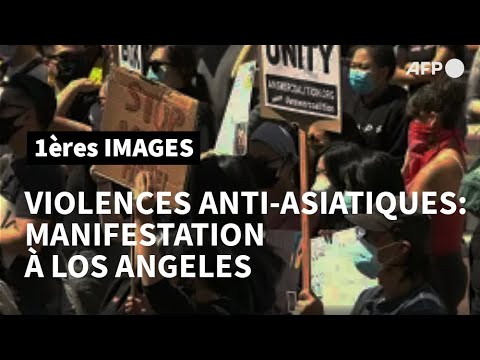 Manifestation à Los Angeles contre les violences anti-Asiatiques | AFP Images