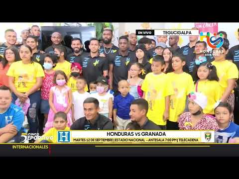La Selección de Honduras celebra el día del Niño en la Fundación Hondureña para el niño con Cáncer