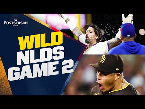 NLDS Game 2 was INSANE! (Mets and Phillies go BACK-AND-FORTH, Padres hit 6 homers AND MORE!)