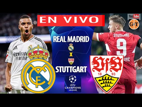 REAL MADRID VS STUTTGART EN VIVO  Champions League - Fase de liga - Jornada 1 GRANEGA