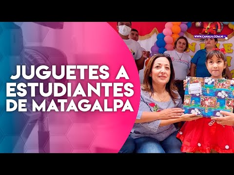 Gobierno de Nicaragua realiza entrega de juguetes a estudiantes de Matagalpa