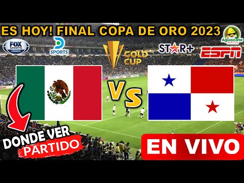 Donde ver Mexico vs Panama EN VIVO partido completo de mexico vs panama Final de la copa de oro 2023