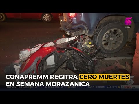 Conapremm registró cero muertes por accidentes de tránsito al cierre del Feriado Morazánico