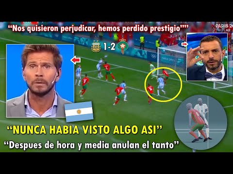 Es un ROBO TOTAL ARGENTINOS EXPLOTAN tras el GOL ANULADO A ARGENTINA vs MARRUECOS 1-2 HOY