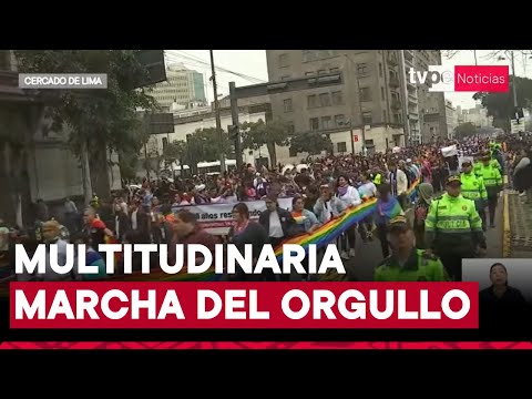 Marcha del Orgullo 2024: Cerca de 10 mil personas marcharon este sábado por el Centro de Lima