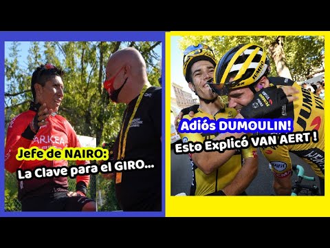 Jefe de NAIRO sobre Cupo al GIRO! ? Retiro de DUMOULIN! 'Esto Explica VAN AERT'...