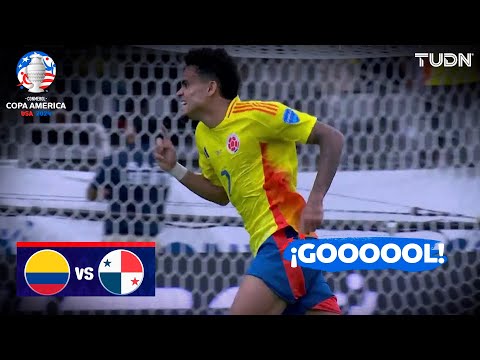 ¡GOLAZO DE LUIS DÍAZ! Colombia ya golea  | Colombia 3-0 Panamá | Copa América 2024 - 4tos | TUDN