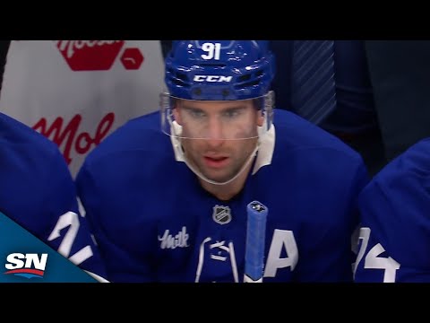 Maple Leafs John Tavares Has Centring Attempt Deflect In For Power-Play Goal