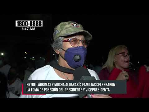 Habitantes del proyecto Bismarck Martínez celebran nuevo periodo del Gobierno Sandinista - Nicaragua