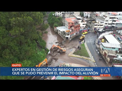 Expertos afirman que faltaron acciones preventivas para prevenir el aluvión en La Gasca
