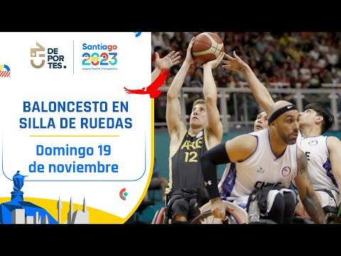 ¡LUCHARON CON TODO! Chile perdió ante Argentina en baloncesto en silla de ruedas en Santiago 2023