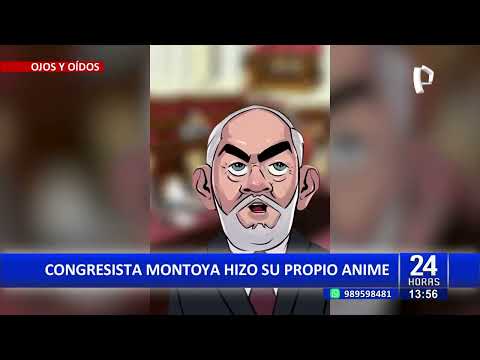 24 HORAS | Congresista Montoya hace su propio anime