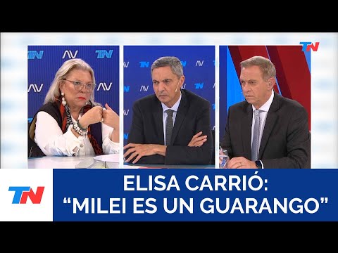 Elisa Carrió: Milei es un guarango