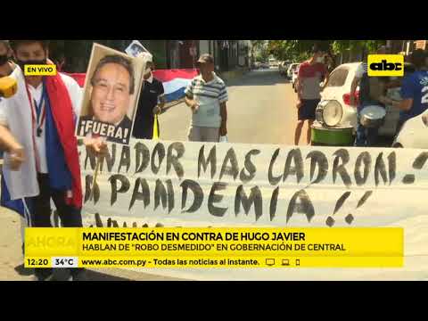 Ciudadanos se manifiestan pidiendo la imputación de Hugo Javier González
