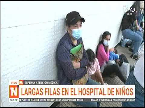 26042024 LARGAS FILAS EN EL HOSPITAL DE NIÑOS UNO