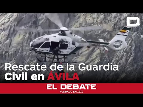 La Guardia Civil rescata a un hombre que se había despeñado en una vía de escalada en Galayos