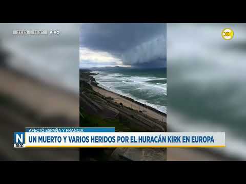 Un muerto y varios heridos por el huracán Kirk en Europa ?N20:30?10-10-24