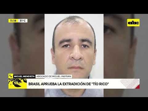 Brasil aprueba la extradición de Insfrán