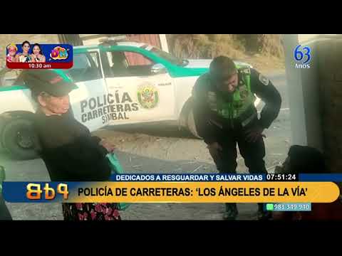 Los Ángeles de la Vía: la heroica labor de policías que ayudan a salvar vidas en las carreteras