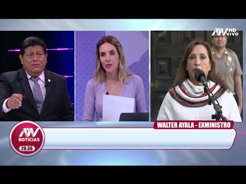 Walter Ayala: Dina Boluarte es la representante de Keiko Fujimori