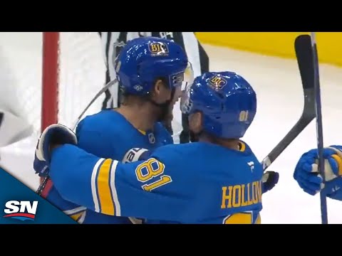 Ex-Oilers Show Their Chemistry As Philip Broberg Sets Up Dylan Holloways First As Blues