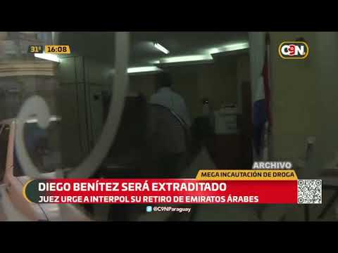 Diego Benítez será extraditado