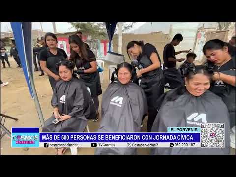 Trujillo: más de 500 personas se beneficiaron con jornada cívica en El Porvenir