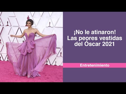¡No le atinaron! Las peores vestidas del Óscar 2021