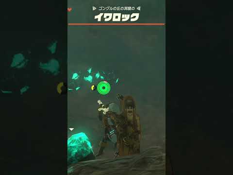 【ティアキン】ゴングルの丘の洞窟のイワロック　ゼルダの伝説ティアーズ オブザキングダムNintendo Switch 2 Edition #ティアキン #shorts