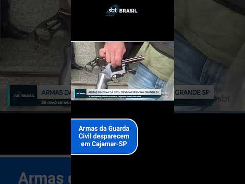 Armas da Guarda Civil desparecem em Cajamar-SP