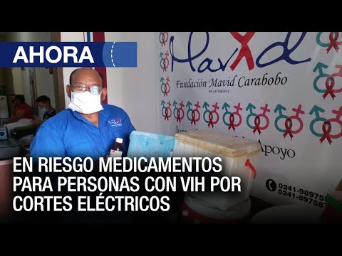 En riego medicamentos para personas con VIH por cortes eléctricos en #Carabobo - #18Abr - Ahora