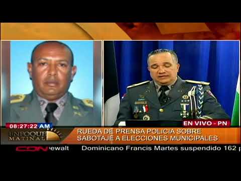 PN investiga coronel y empleado de telecomunicaciones vinculados a incidentes elecciones municipales