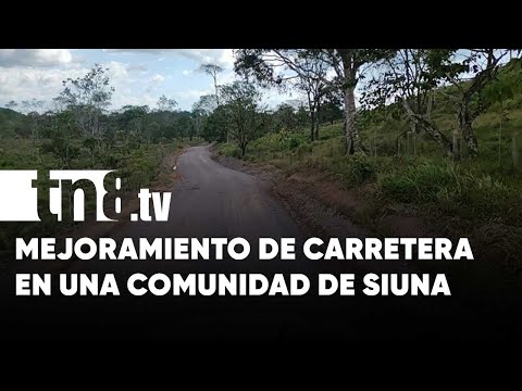 San José Silvi, en Siuna, cuenta con mejoramiento de caminos - Nicaragua