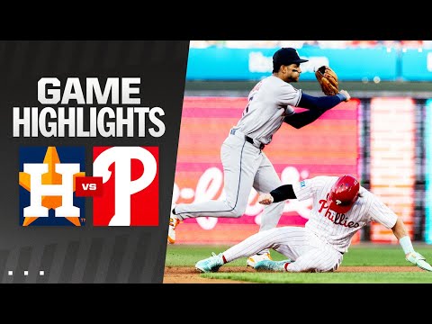 Astros vs. Phillies Game Highlights (8/27/24) | MLB Highlights