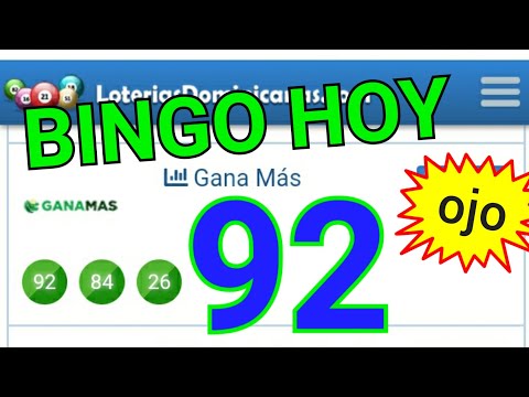 RESULTADOS de HOY..!! (( 92 )) BINGO HOY..!! Loteria GANA MÁS de HOY..! GANAR LAS LOTERIAS PARA HOY
