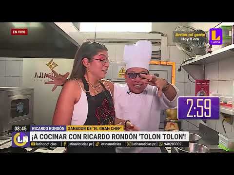 ¿Ricardo Rondón está listo para ser jurado de 'El Gran Chef Famosos'?