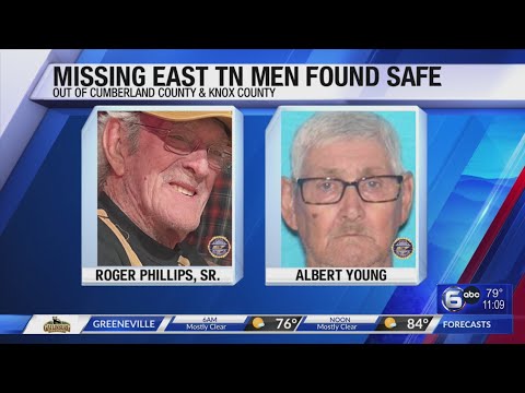 Men Missing from East Tennessee Found Safe