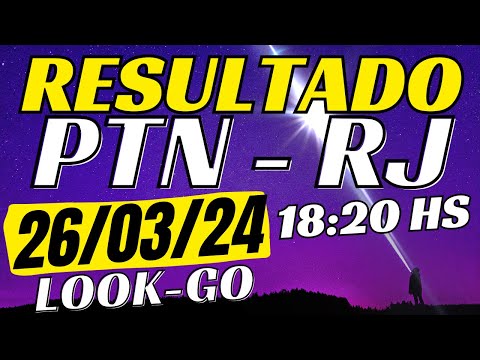 Resultado do jogo do bicho ao vivo - PTN RIO 18 horas 26-03-24