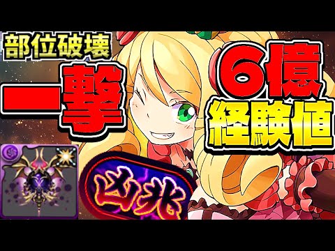 最強リダチェンキャラ爆誕！一撃6億経験値が美味すぎた新凶兆【パズドラ】