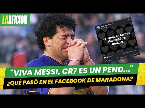 ¿Qué fue lo que paso con el facebook de Diego Armando Maradona?