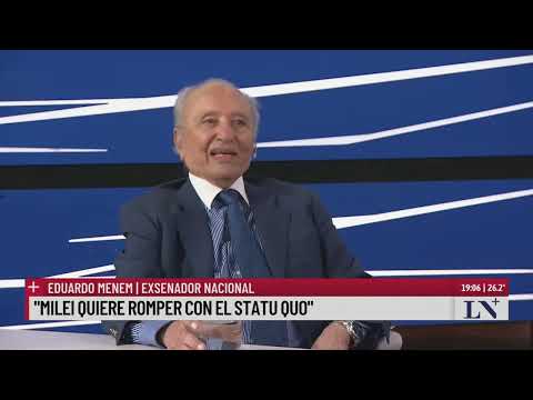 Eduardo Menem: Néstor y Cristina le hicieron mucho daño al país