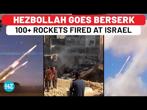 Hezbollah Goes On Rampage, Rockets Strike Israeli Army HQ Near Safed, Galilee, Haifa | Watch