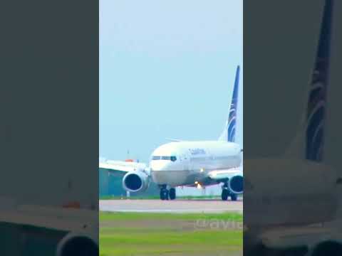 #boeing737 800 de Copa Airlines llegando al Aeropuerto Palmerola #Honduras procedente de Panamá