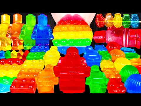ASMR-RAINBOW-FOODS-EDIBLE-LEGO